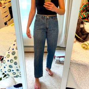 Vintage hi rise mom jeans